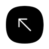 ↖️ Эмодзи «Буквы в чёрных рамках» для Telegram