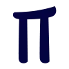 😝 Эмодзи «Тёмно-синие буквы» для Telegram