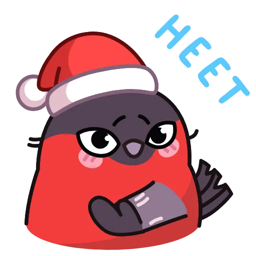Стикер 13 Снегирь