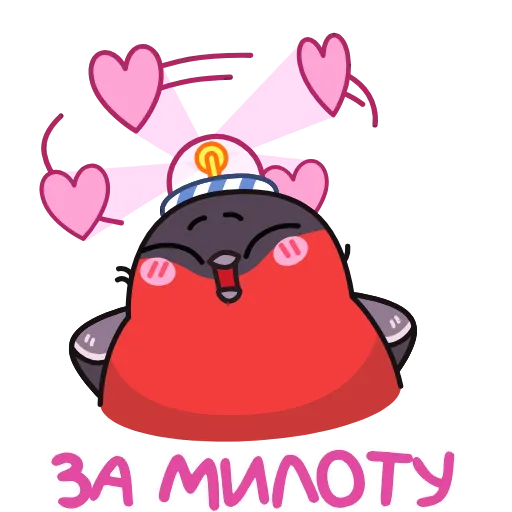 Стикер 9 Снегирь