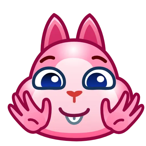 Стикер 17 Bunny Emoji