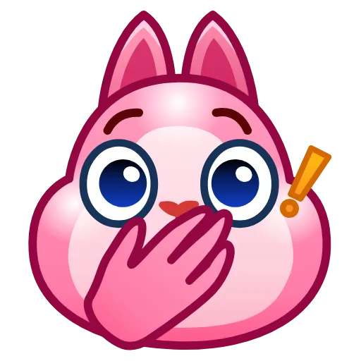 Стикер 18 Bunny Emoji