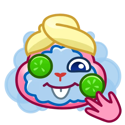 Стикер 14 Bunny Emoji