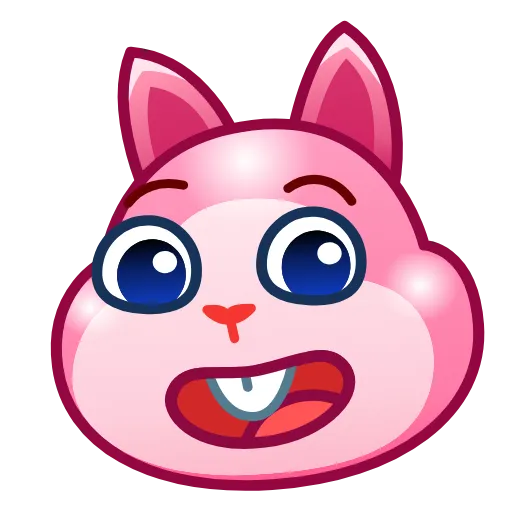 Стикер 6 Bunny Emoji