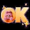 Стикер 40 👋😊👍😊🤔👍