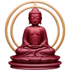 Стикер 37 Burgundy Zen