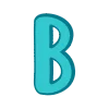 🙂 Эмодзи «Буквы, стикеры на заказ» для Telegram