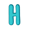 🙂 Эмодзи «Буквы, стикеры на заказ» для Telegram