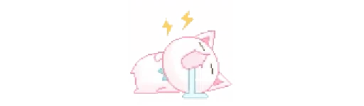 😴 Стикер «Burning Salmon Deer» для Telegram