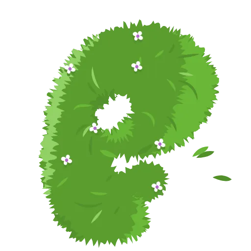 🌿 Эмодзи «Bush Letters» для Telegram