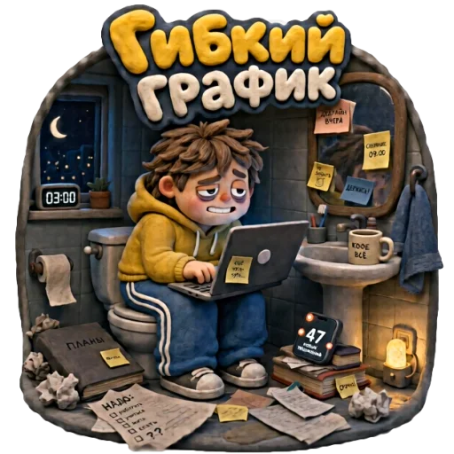 ⚒ Стикер «Business 02203» для Telegram