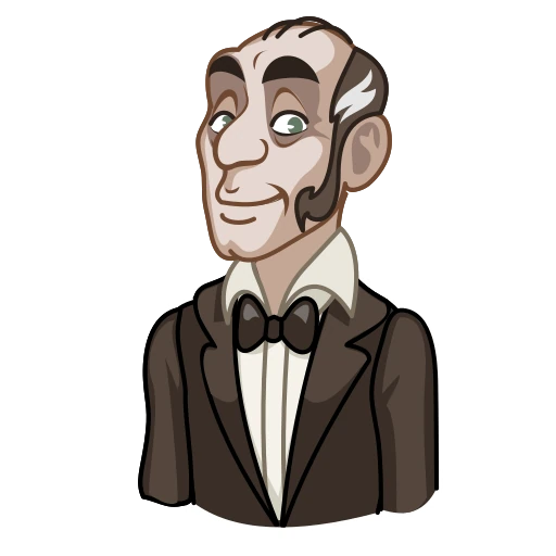 😉 Стикер «Butler Alfred» для Telegram