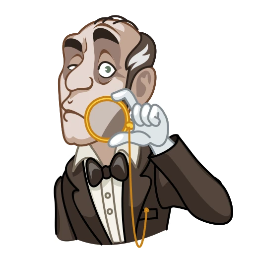 🧐 Стикер «Butler Alfred» для Telegram