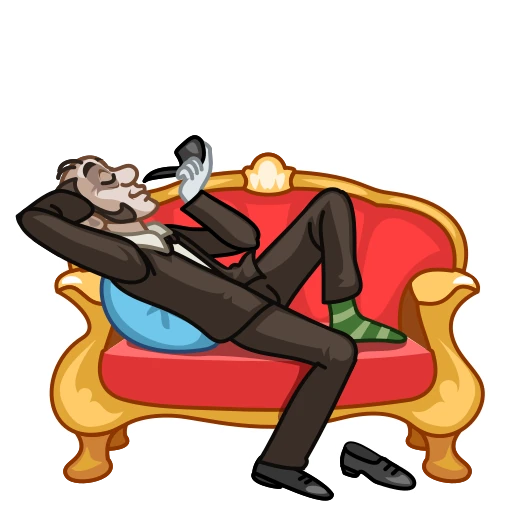 💆‍♂️ Стикер «Butler Alfred» для Telegram