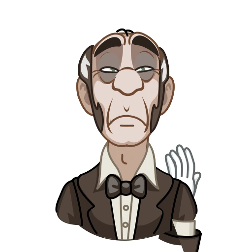 😨 Стикер «Butler Alfred» для Telegram