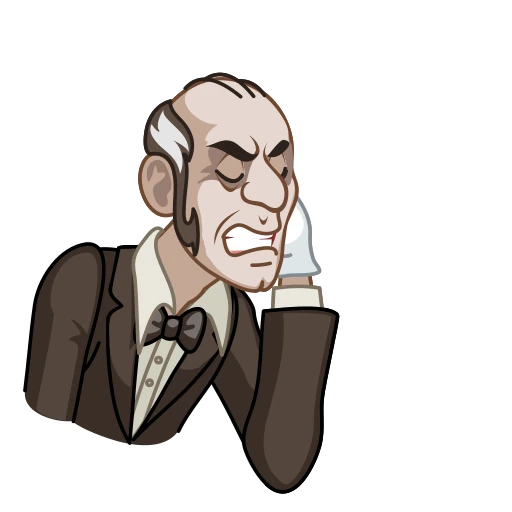 🤦‍♂️ Стикер «Butler Alfred» для Telegram