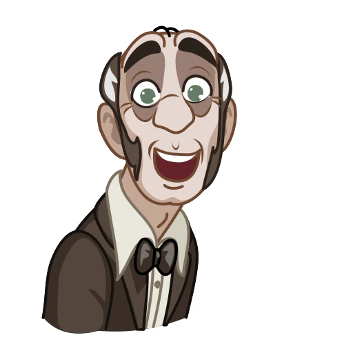 😍 Стикер «Butler Alfred» для Telegram