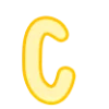 🤩 Эмодзи «Буквы розовые и жёлтые» для Telegram