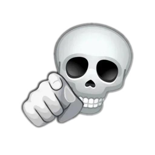 🫵 Стикер «Черепки и тролли» для Telegram