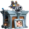 Стикер 25 🐶 Набор эмоджи со скинами башен по игре «Clash Royale»