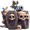 Стикер 19 🐶 Набор эмоджи со скинами башен по игре «Clash Royale»