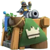 Стикер 14 🐶 Набор эмоджи со скинами башен по игре «Clash Royale»