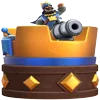 Стикер 12 🐶 Набор эмоджи со скинами башен по игре «Clash Royale»
