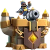 Стикер 44 🐶 Набор эмоджи со скинами башен по игре «Clash Royale»