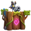 Стикер 24 🐶 Набор эмоджи со скинами башен по игре «Clash Royale»