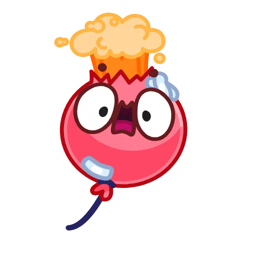 Стикер 21 Cactus And Balloon