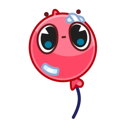 Стикер 9 Cactus And Balloon