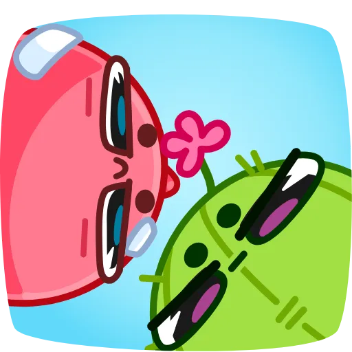 Стикер 25 Cactus And Balloon