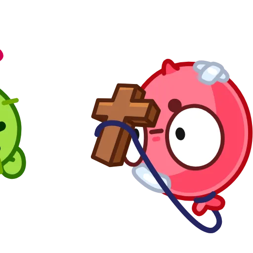 Стикер 6 Cactus And Balloon