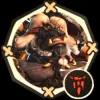 Стикер 43 🌐 Видеоанимированный набор эмоджи по игре «Call of Dragons»
