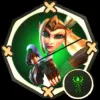 Стикер 28 🌐 Видеоанимированный набор эмоджи по игре «Call of Dragons»