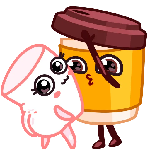 Стикер 6 Cup Puchino