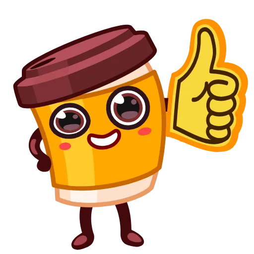 Стикер 3 Cup Puchino