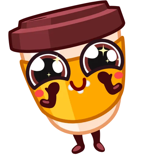Стикер 24 Cup Puchino