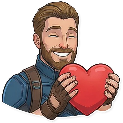 🩷 Стикер «Captain America» для Telegram