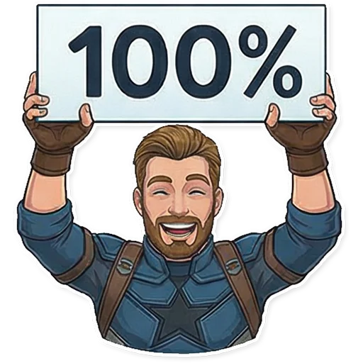 💯 Стикер «Captain America» для Telegram