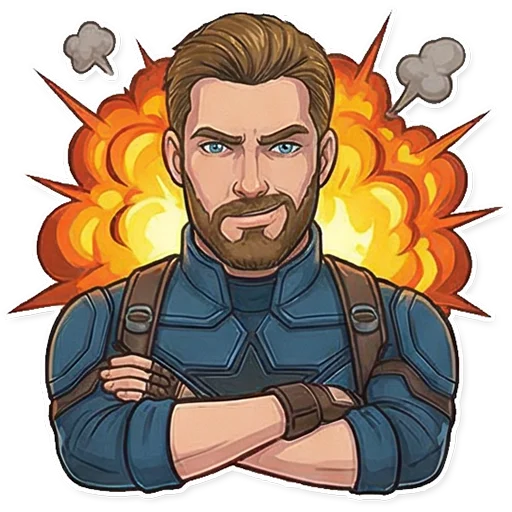 🔥 Стикер «Captain America» для Telegram