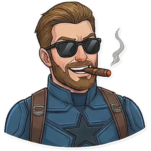 🥸 Стикер «Captain America» для Telegram