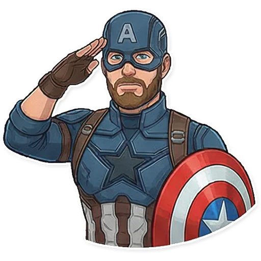 🫡 Стикер «Captain America» для Telegram