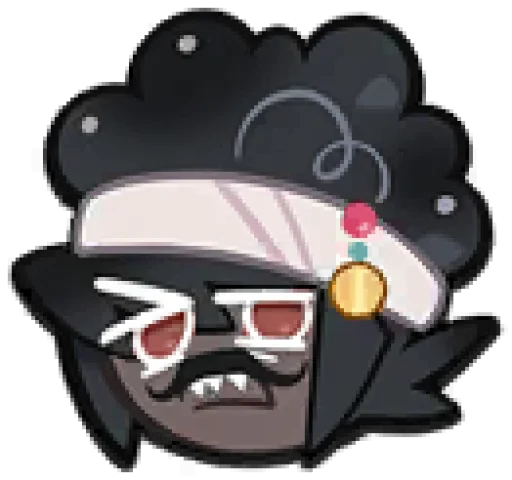 Стикерпак Captain Caviar Cookie для Telegram
