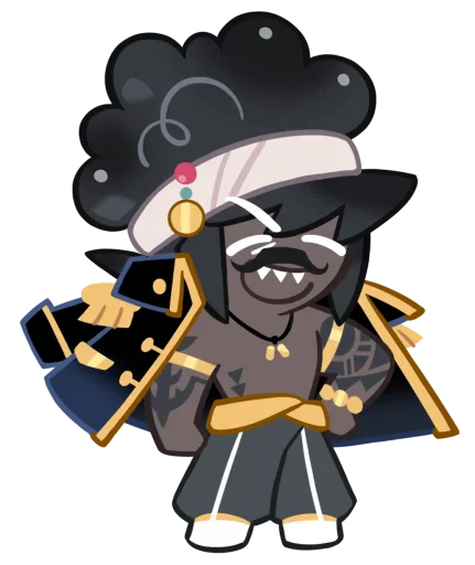 🤩 Стикер «Captain Caviar Cookie» для Telegram