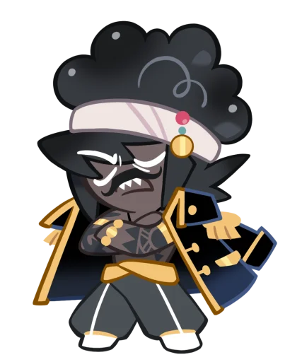 🤩 Стикер «Captain Caviar Cookie» для Telegram