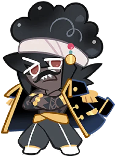 🤩 Стикер «Captain Caviar Cookie» для Telegram