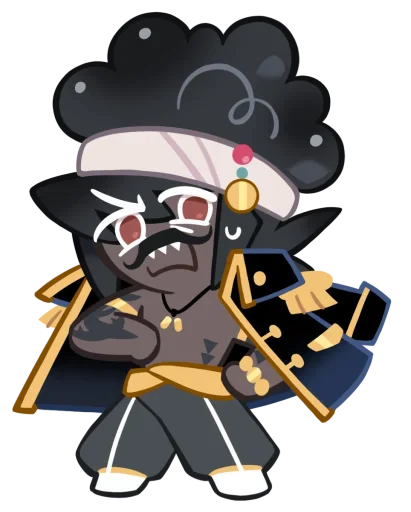 🤩 Стикер «Captain Caviar Cookie» для Telegram