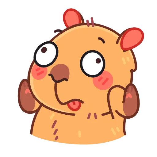 Стикер 29 Yippy The Capybara