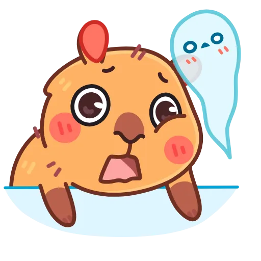 Стикер 11 Yippy The Capybara